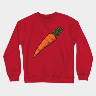 Orange Carrot Crewneck Sweatshirt